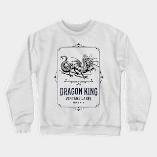 Vintage Dragon King Graphic Crewneck Sweatshirt